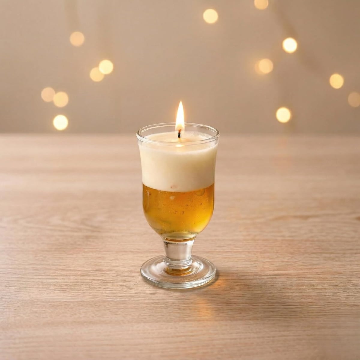 Luxury Glass Candle Cup with Soy Wax, Decorative Scented Candle in Transparent Goblet Glass, Aesthetic Home Decor Candle for Bedroom Living Room Spa Gift Table Centerpiece (Pack of 1) — view 1 of 6